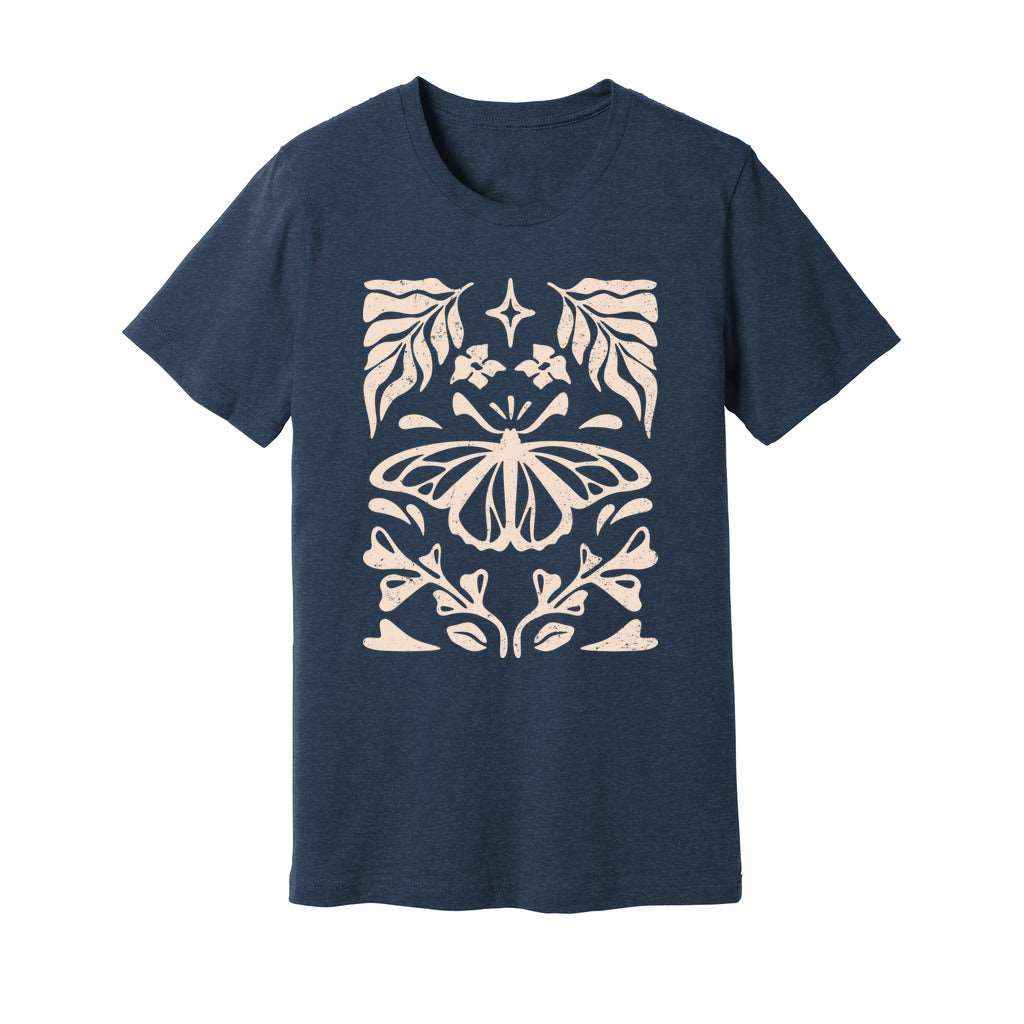 Butterfly Floral Tattoo T-Shirt