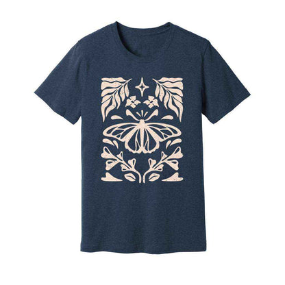 Butterfly Floral Tattoo T-Shirt