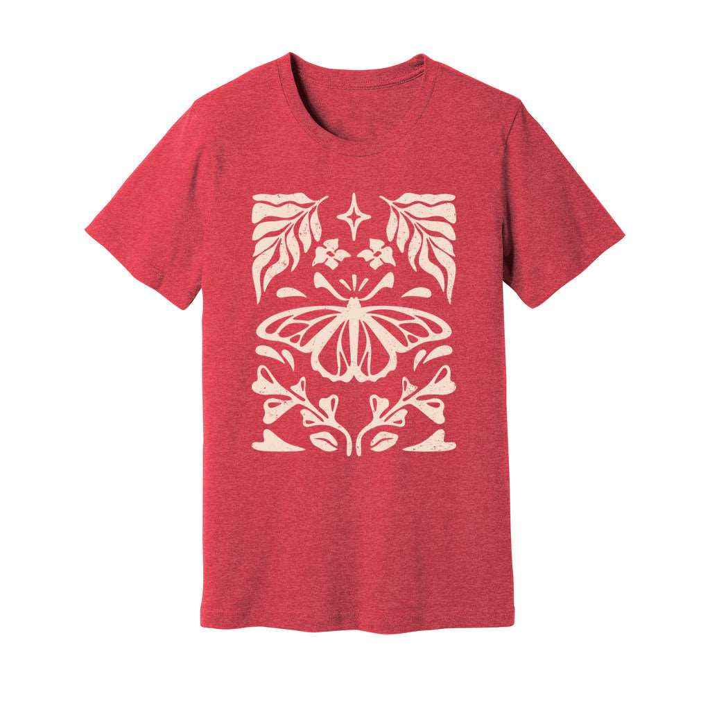 Butterfly Floral Tattoo T-Shirt