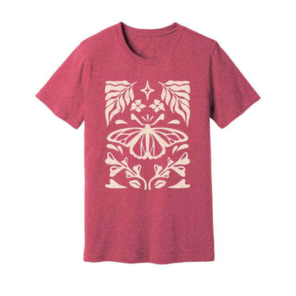 Butterfly Floral Tattoo T-Shirt
