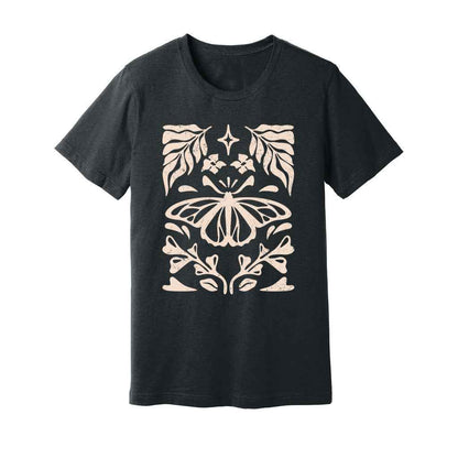 Butterfly Floral Tattoo T-Shirt
