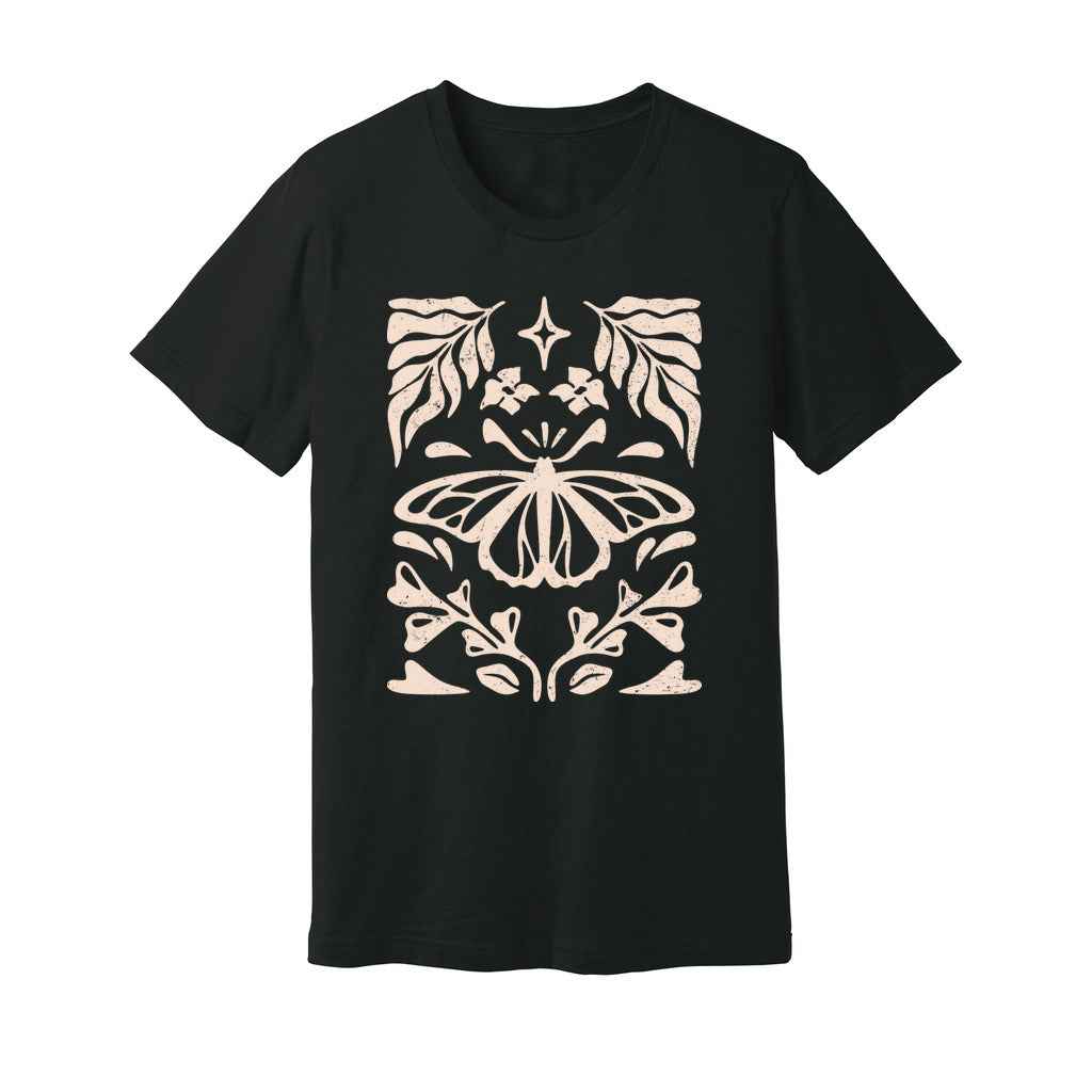 Butterfly Floral Tattoo T-Shirt