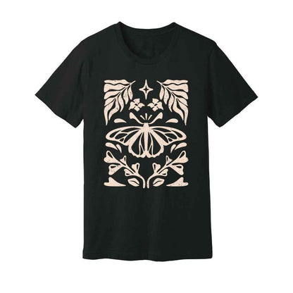 Butterfly Floral Tattoo T-Shirt