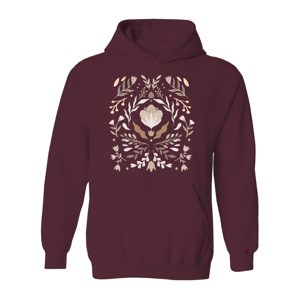 Floral Ornamental Hoodie - Rue Mentana