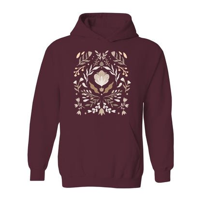 Floral Ornamental Hoodie - Rue Mentana