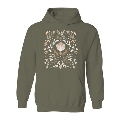 Floral Ornamental Hoodie - Rue Mentana