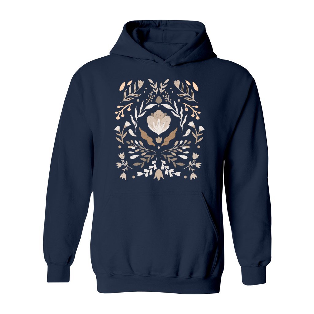 Floral Ornamental Hoodie - Rue Mentana