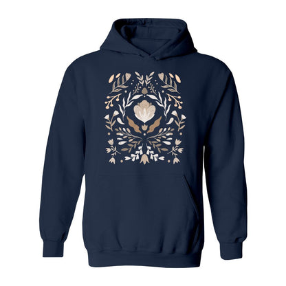 Floral Ornamental Hoodie - Rue Mentana