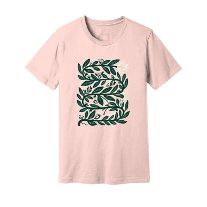 Intertwined Leaves & Flowers T-Shirt - Rue Mentana
