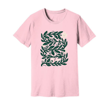 Intertwined Leaves & Flowers T-Shirt - Rue Mentana
