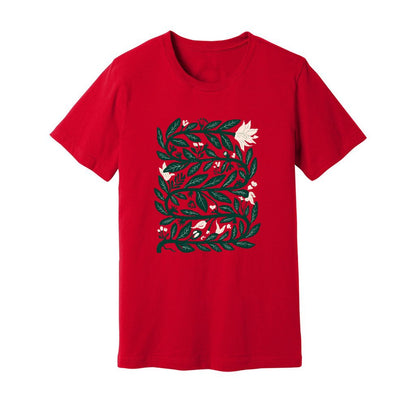 Intertwined Leaves & Flowers T-Shirt - Rue Mentana