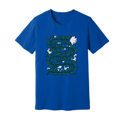 Intertwined Leaves & Flowers T-Shirt - Rue Mentana