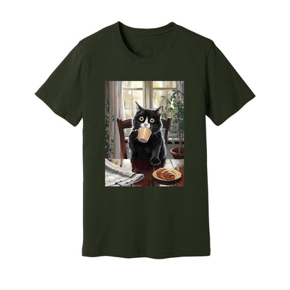 Cat Coffee T-Shirt - Rue Mentana