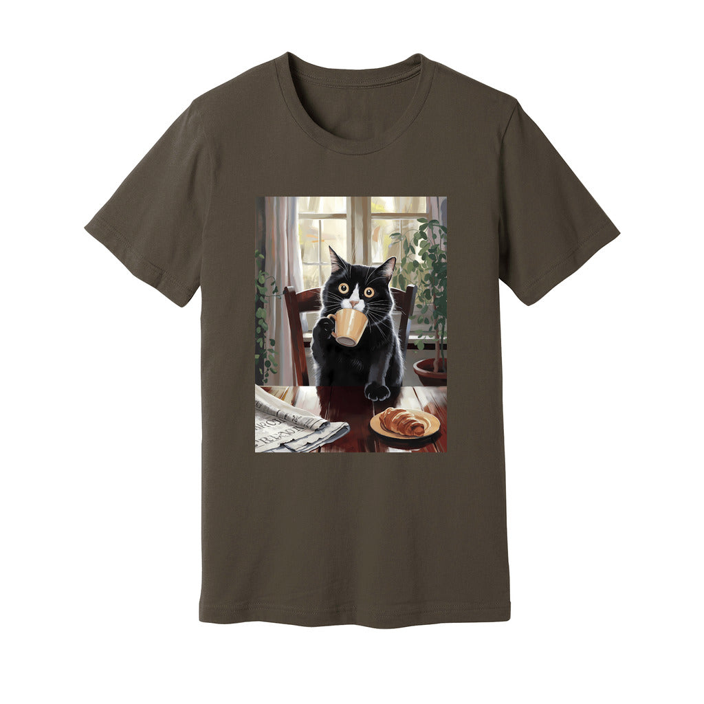 Cat Coffee T-Shirt - Rue Mentana
