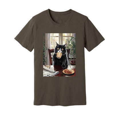 Cat Coffee T-Shirt - Rue Mentana