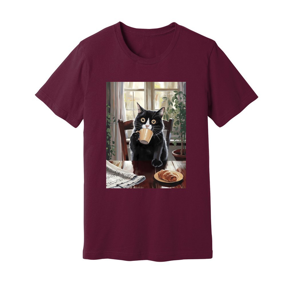 Cat Coffee T-Shirt - Rue Mentana