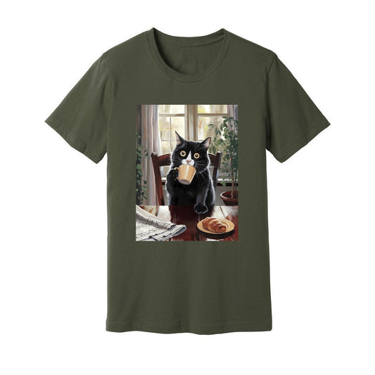 Cat Coffee T-Shirt - Rue Mentana