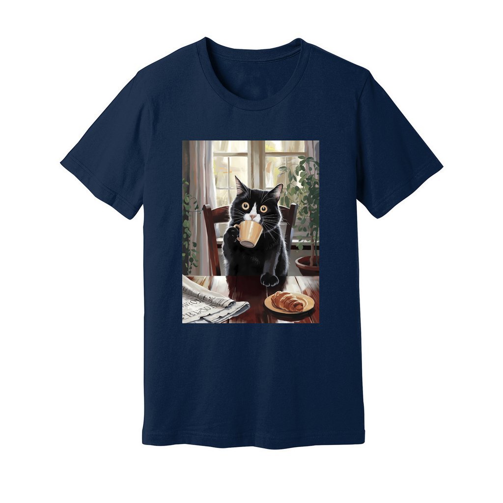 Cat Coffee T-Shirt - Rue Mentana