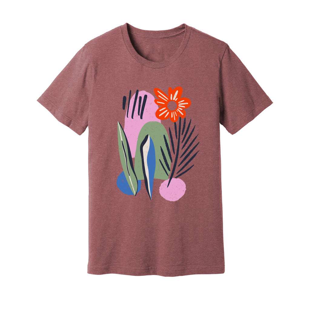 Minimal Floral T-Shirt - Rue Mentana