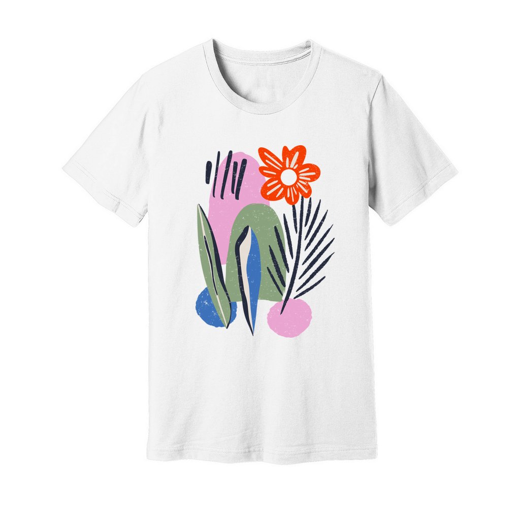 Minimal Floral T-Shirt - Rue Mentana