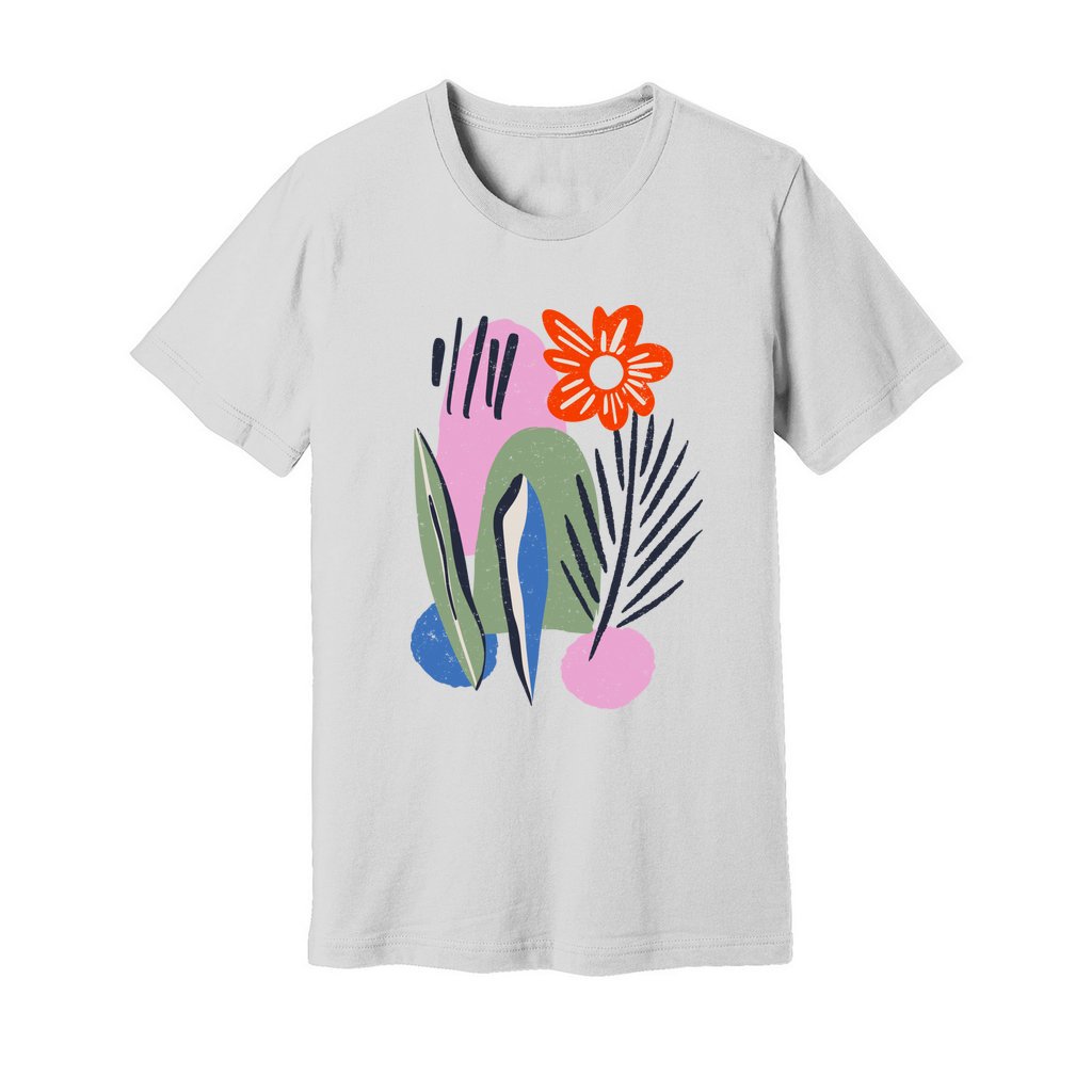 Minimal Floral T-Shirt - Rue Mentana