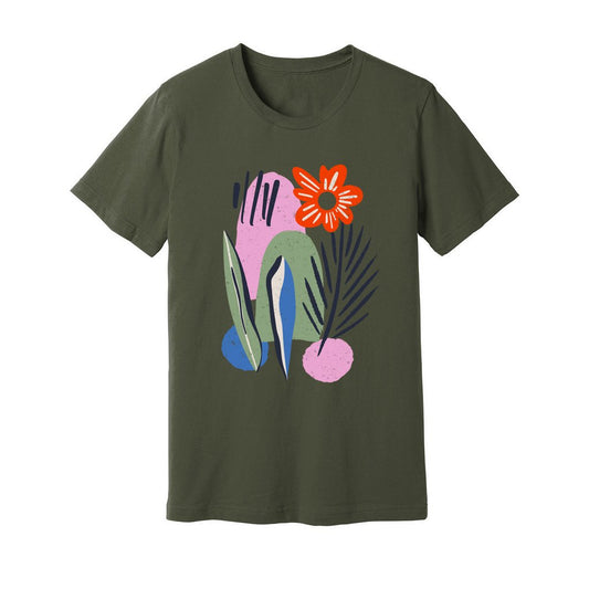 Minimal Floral T-Shirt - Rue Mentana