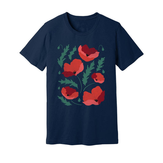 Poppies Flowers T-Shirt - Rue Mentana