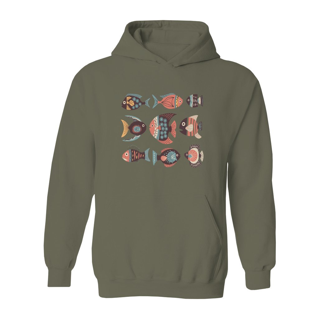 Retro Fish Hoodie - Rue Mentana