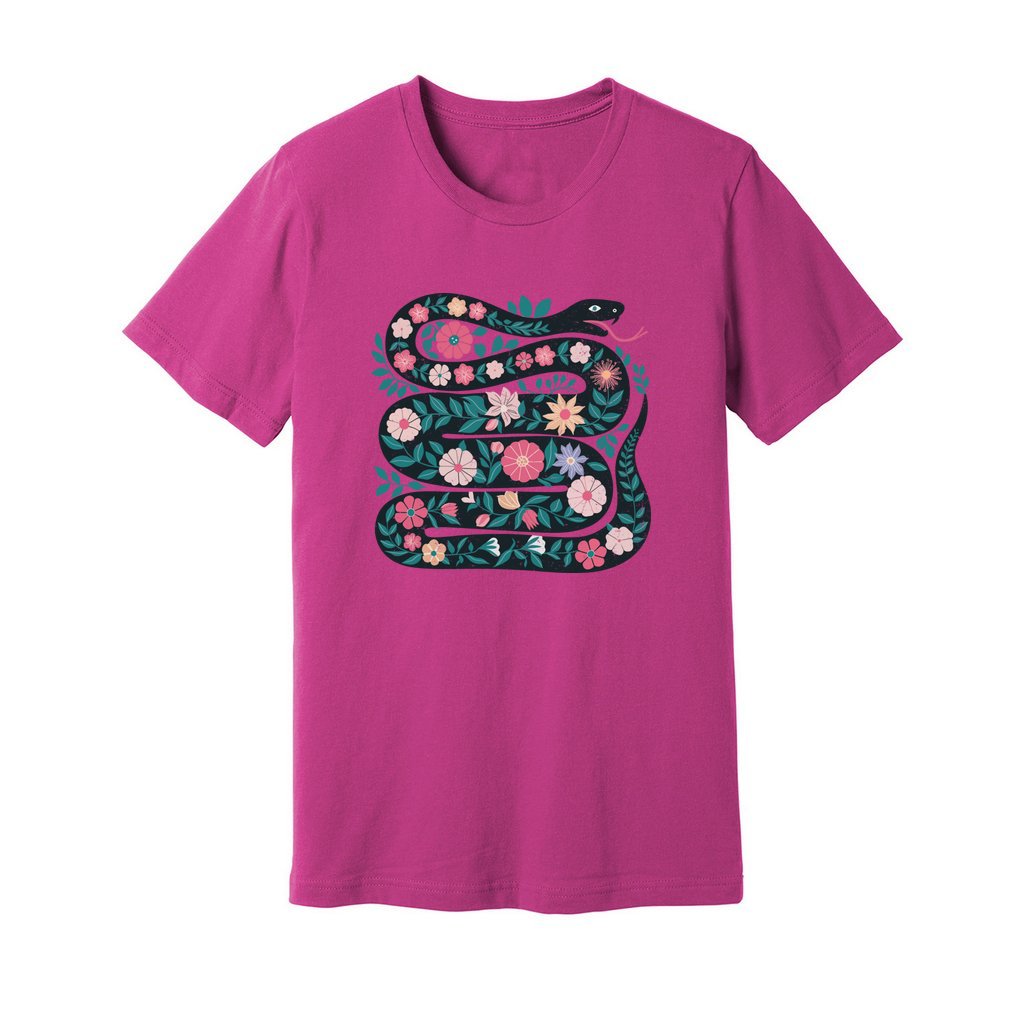 Floral Snake T-Shirt - Rue Mentana