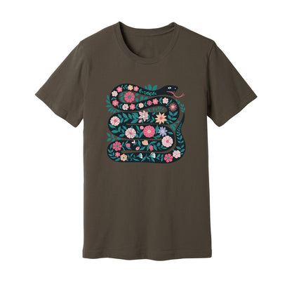 Floral Snake T-Shirt - Rue Mentana