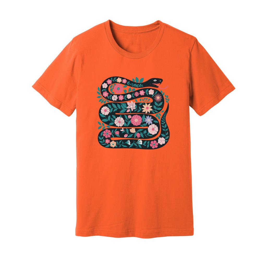 Floral Snake T-Shirt - Rue Mentana
