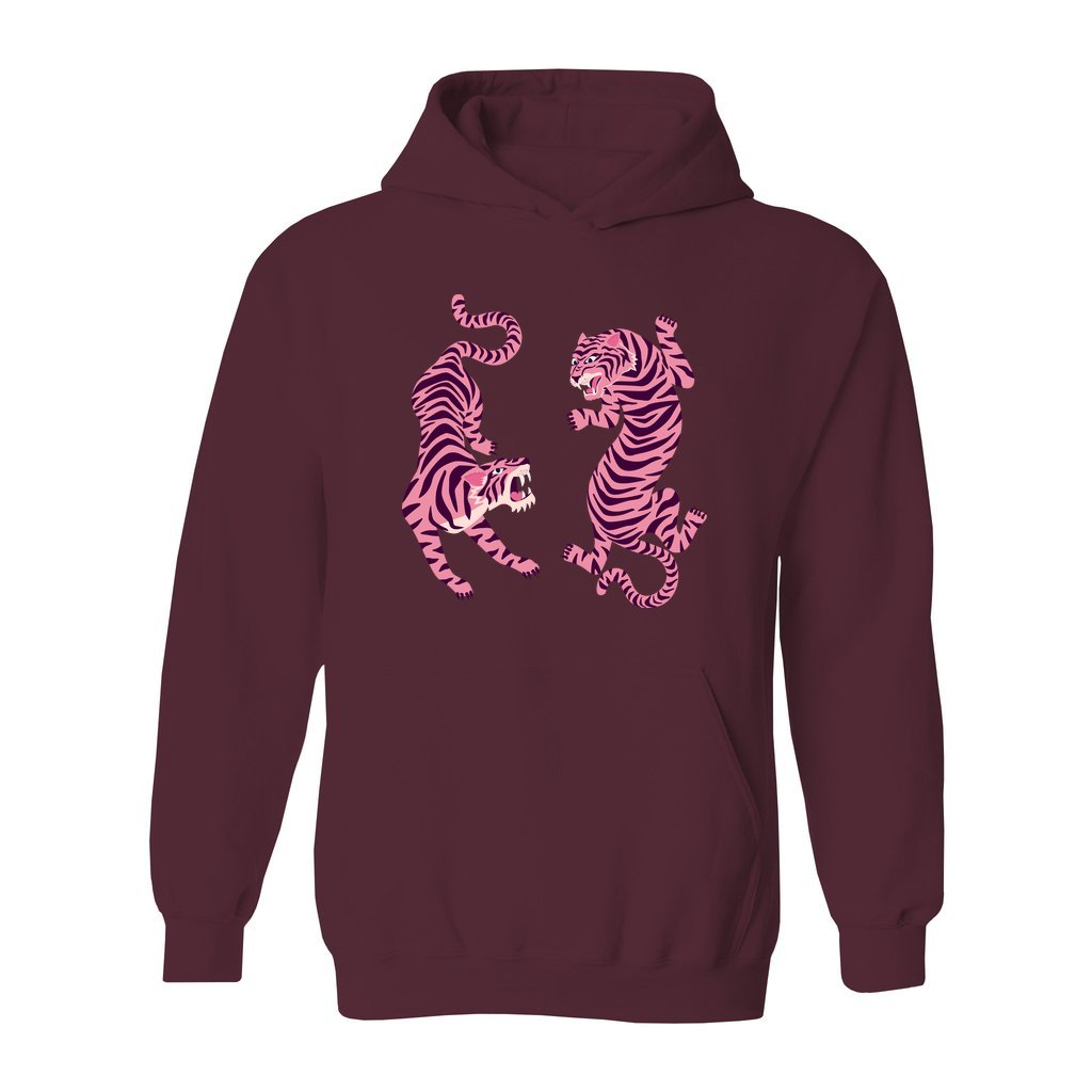 Pink Tigers Hoodie - Rue Mentana