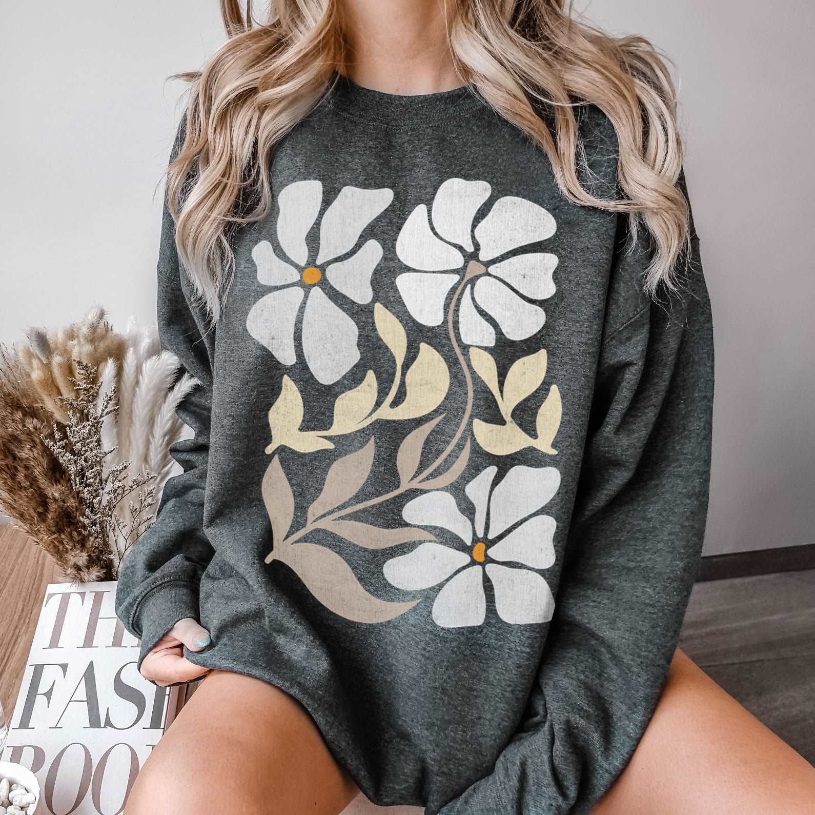 Floral Boho Sweatshirt