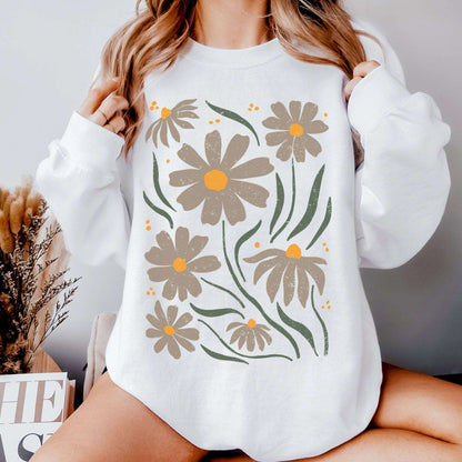 Boho Flowers Sweatshirt