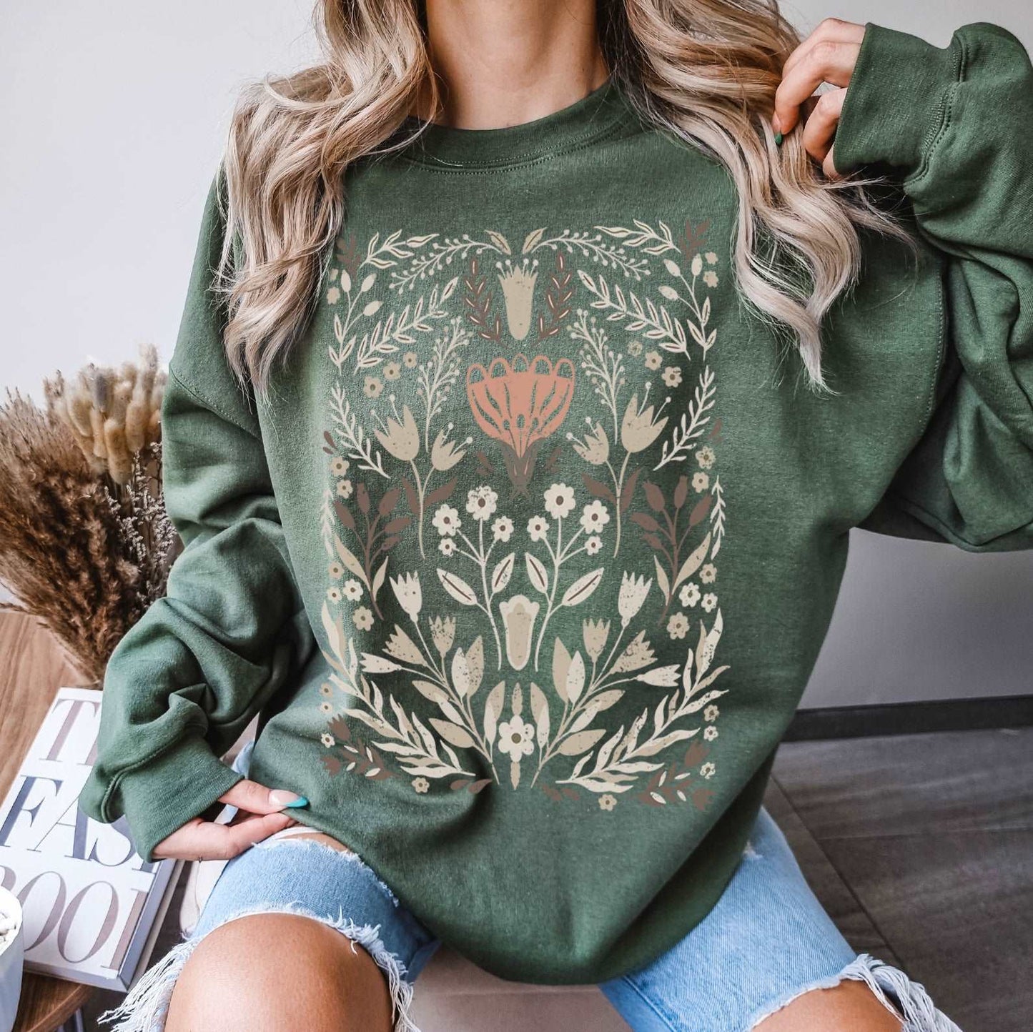 Ornamental Flowers Sweatshirt