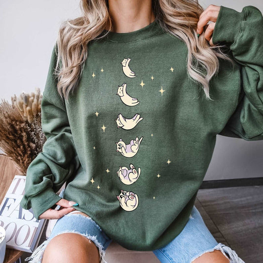 Cats Moon Sweatshirt