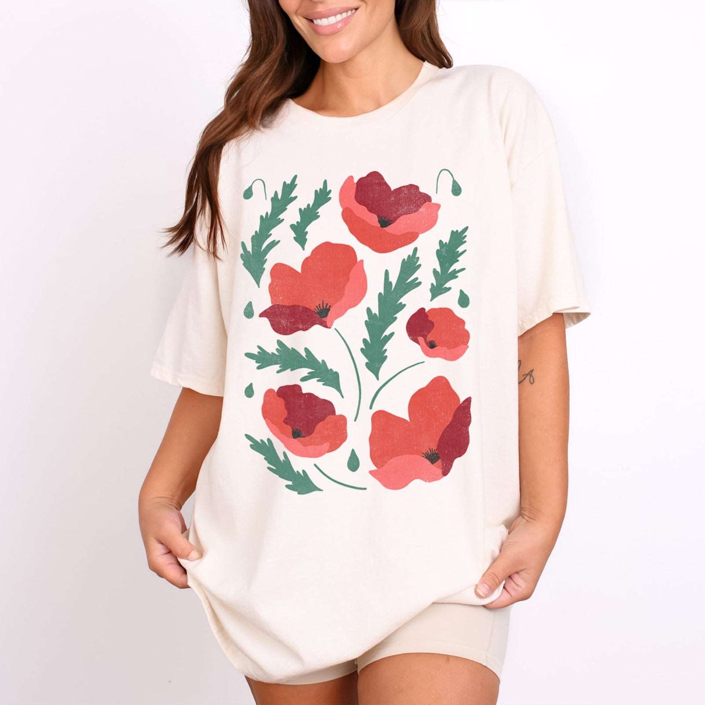 Poppies Flowers T-Shirt