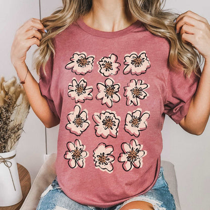 Boho Floral Tee