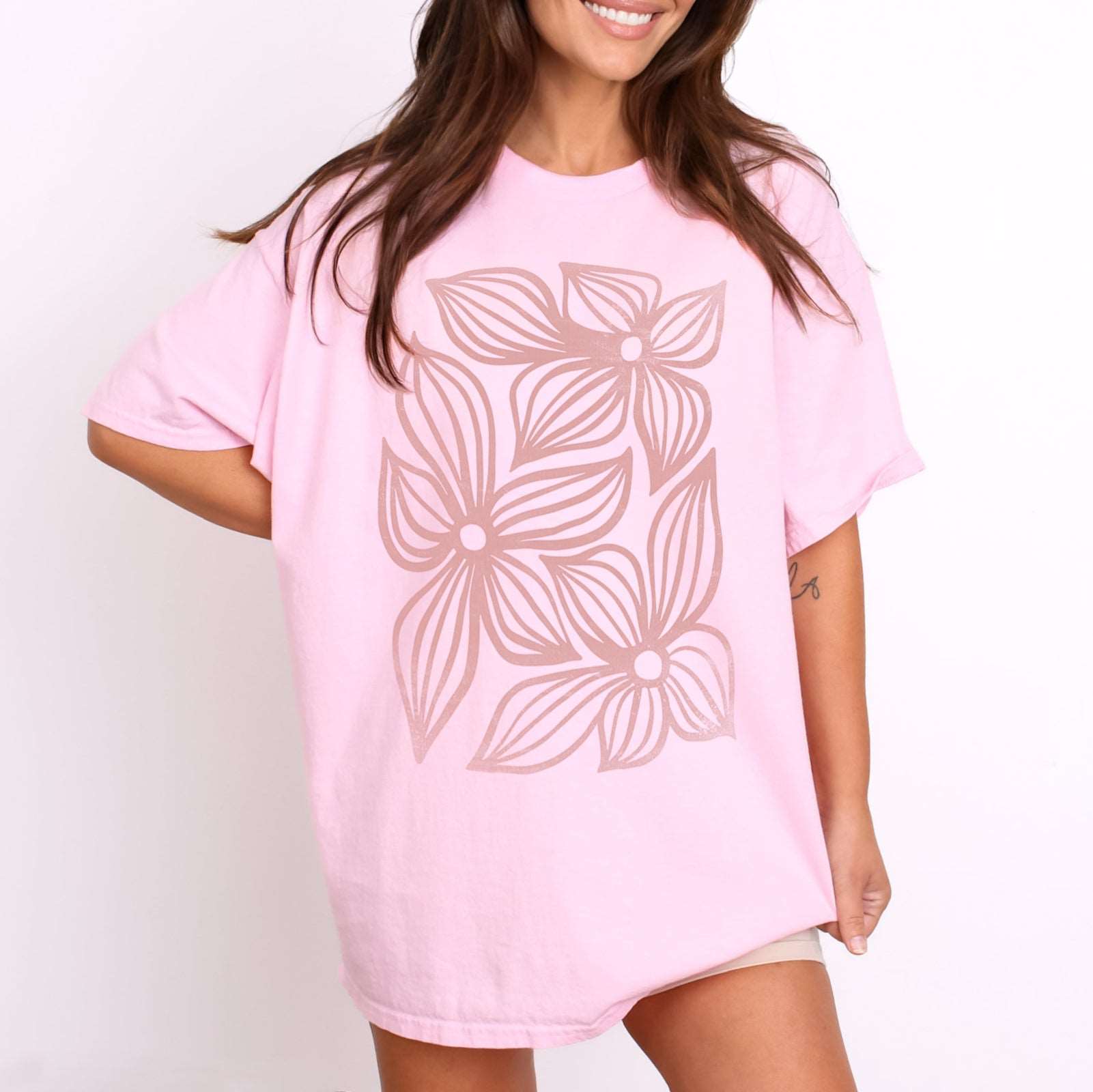 Pink Flowers T-Shirt