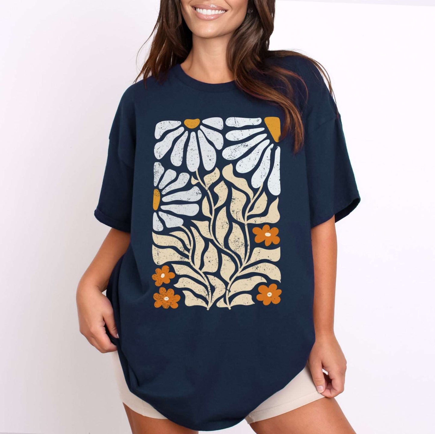 Matisse Style Wild Flowers T-Shirt