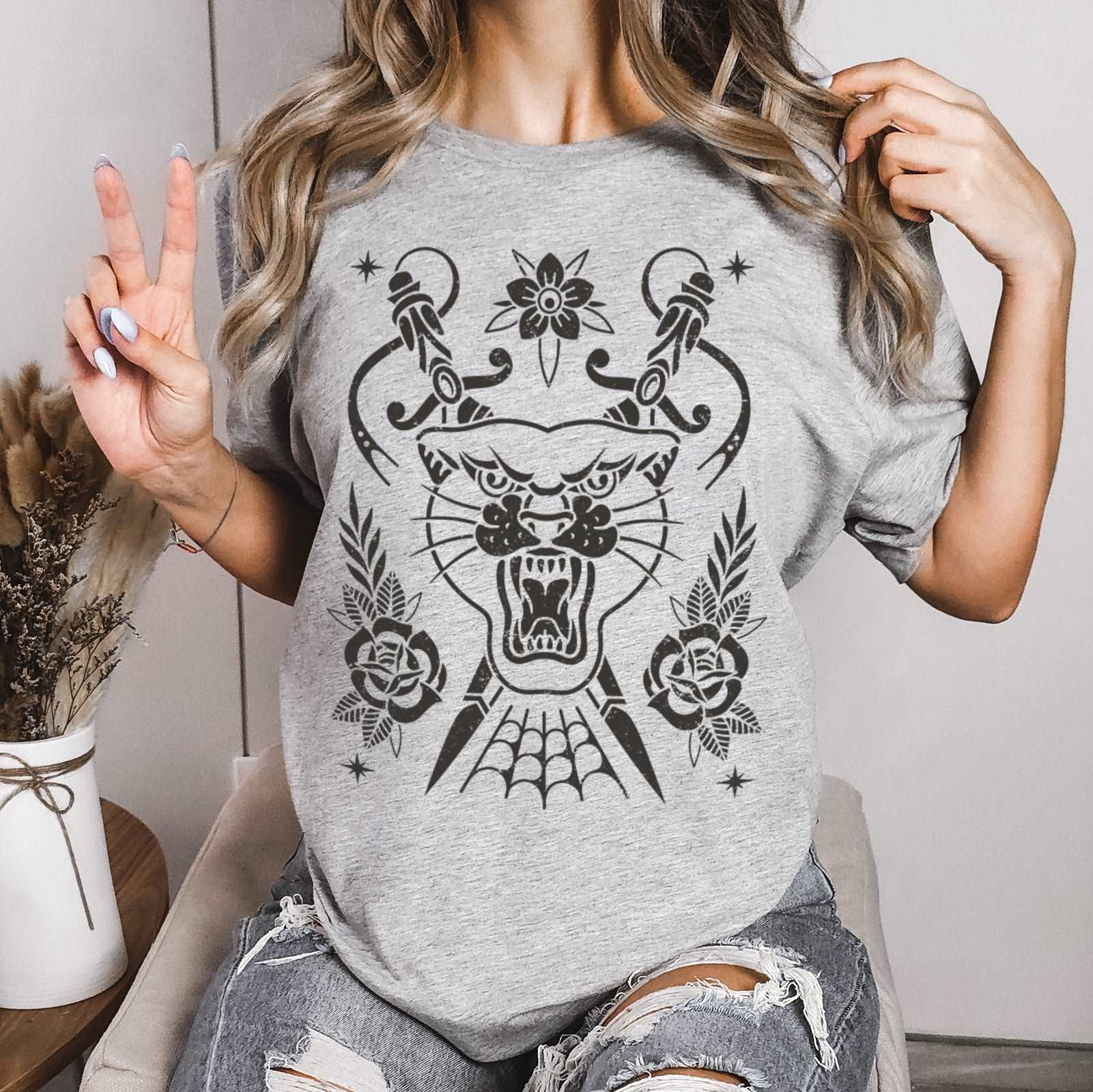 Tattoo Tiger Tee